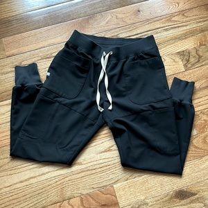 Figs Black Nepal XS Petite Joggers